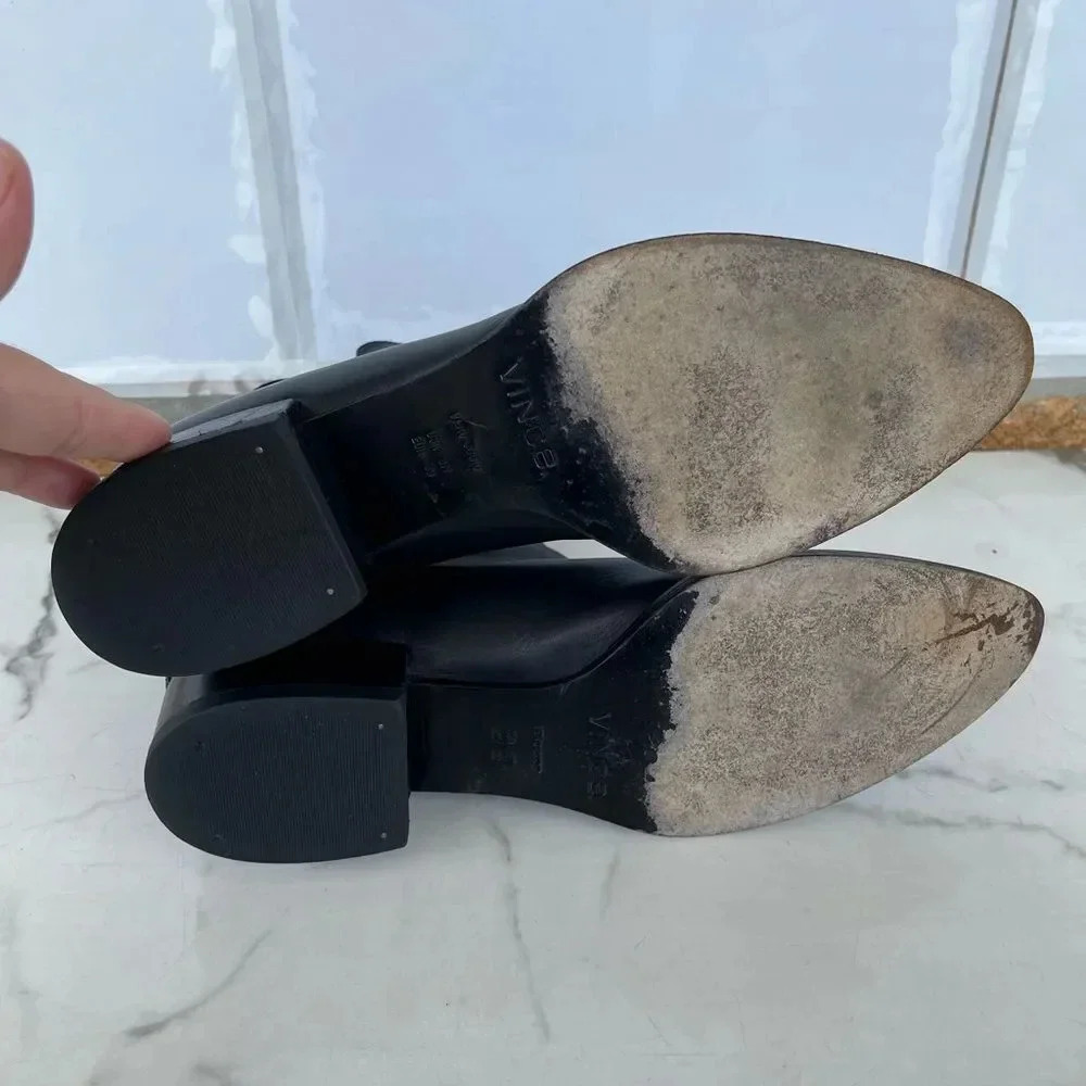 Vince leather ankle boots size 8 - Picture 8 of 13